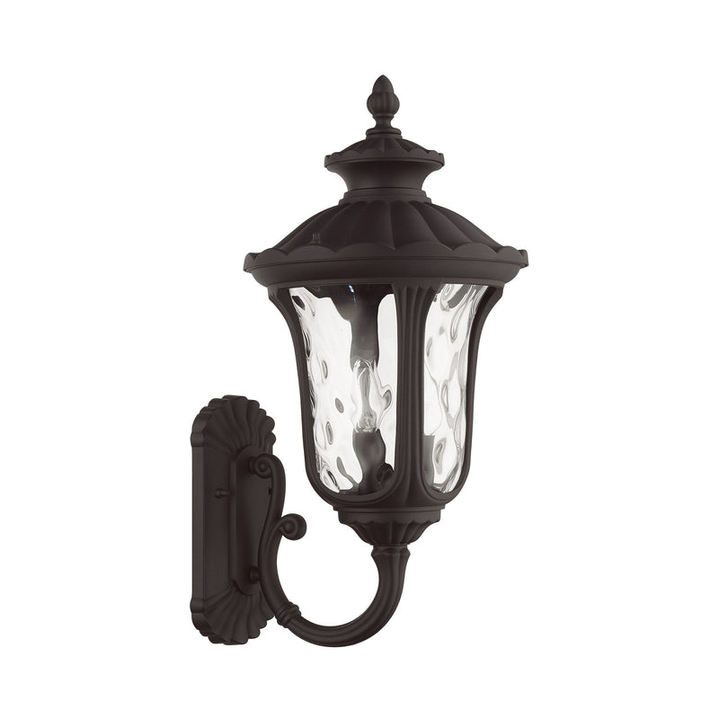 Oxford 3-Light Large Outdoor Wall Lantern (Up Mount) in Bronze