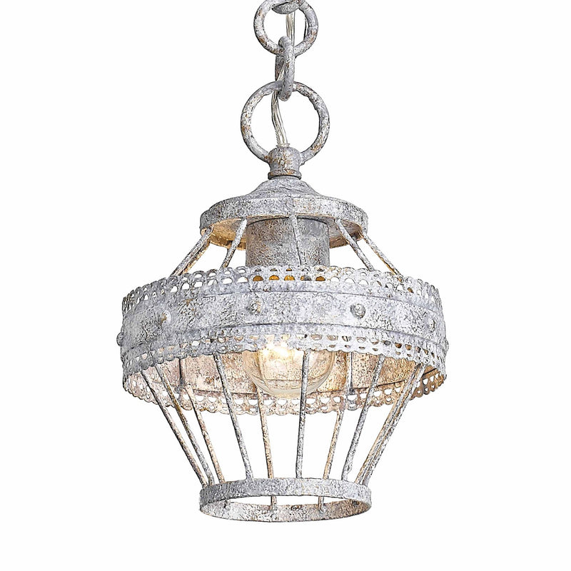 Ferris Mini Pendant in Oyster