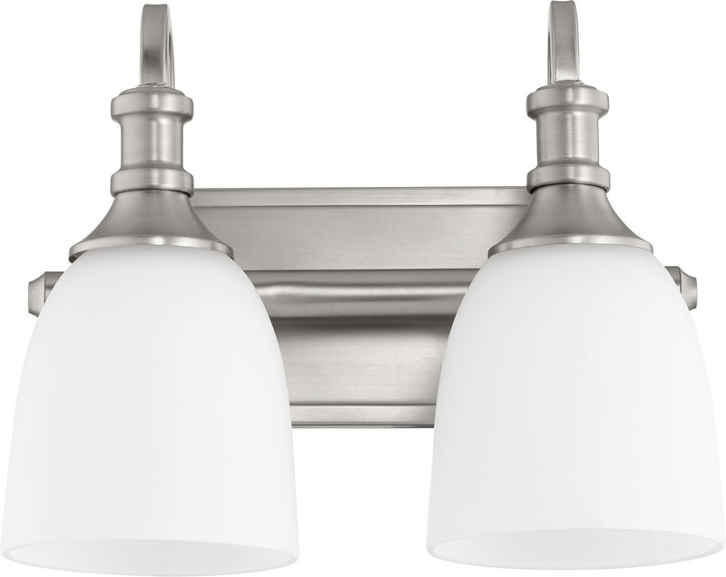 Richmond Transitional Vanity in Satin Nickel