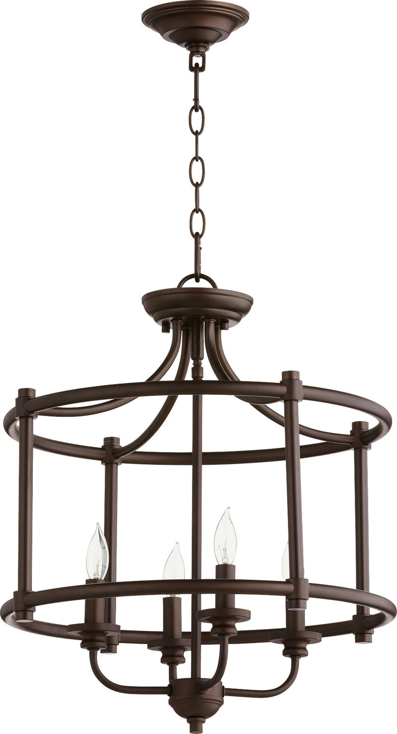 Rossington Transitional Dual Mount in Oiled Bronze