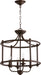 Rossington Transitional Dual Mount in Oiled Bronze