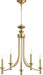 Rossington Transitional Chandelier in Aged Brass