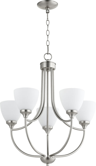 Enclave Transitional Chandelier in Satin Nickel