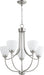 Enclave Transitional Chandelier in Satin Nickel