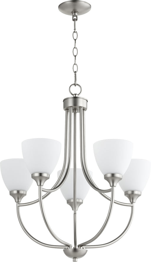 Enclave Transitional Chandelier in Satin Nickel