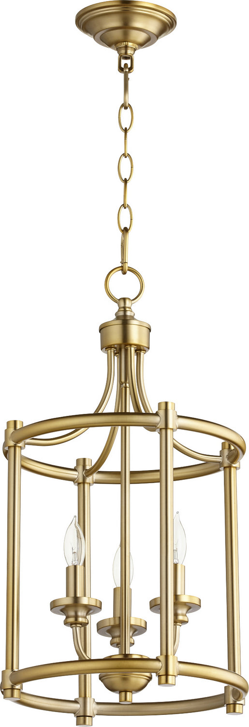 Rossington Transitional Entry in Aged Brass