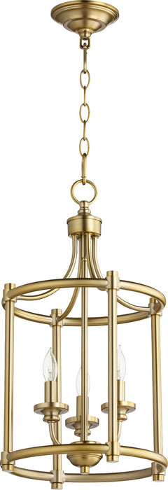 Rossington Transitional Entry in Aged Brass