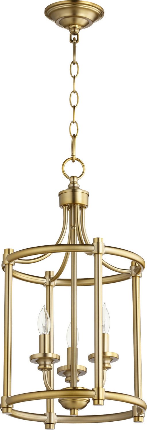 Rossington Transitional Entry in Aged Brass