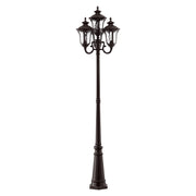 Oxford 4-Head Outdoor Post Light in Bronze