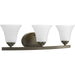 Adorn Three Light Bath Bracket in Antique Bronze