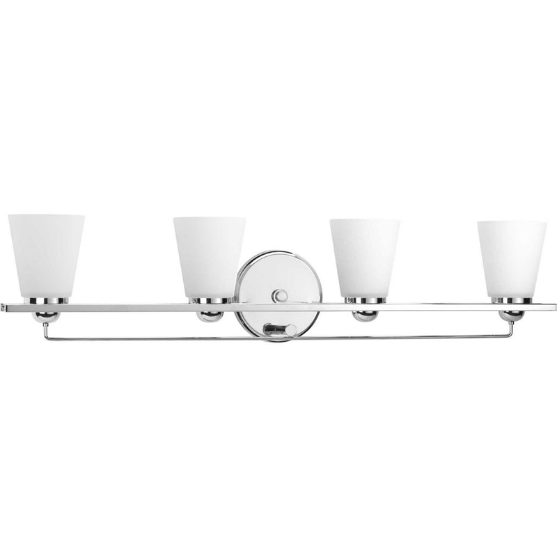 Flight 4-Light Bath Vanity Light in Polished Chrome