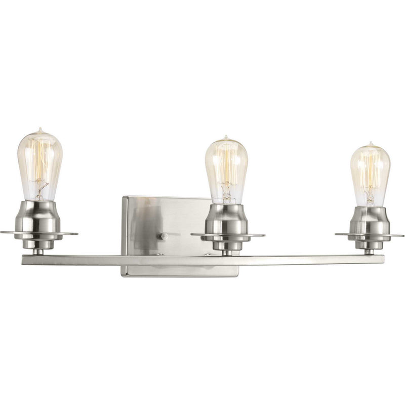 Debut Three Light Bath in Brushed Nickel