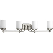 Glide 4-Light Bath Vanity Light in Brushed Nickel