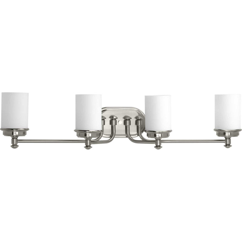 Glide 4-Light Bath Vanity Light in Brushed Nickel