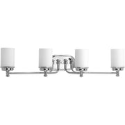 Glide 4-Light Bath Vanity Light in Polished Chrome