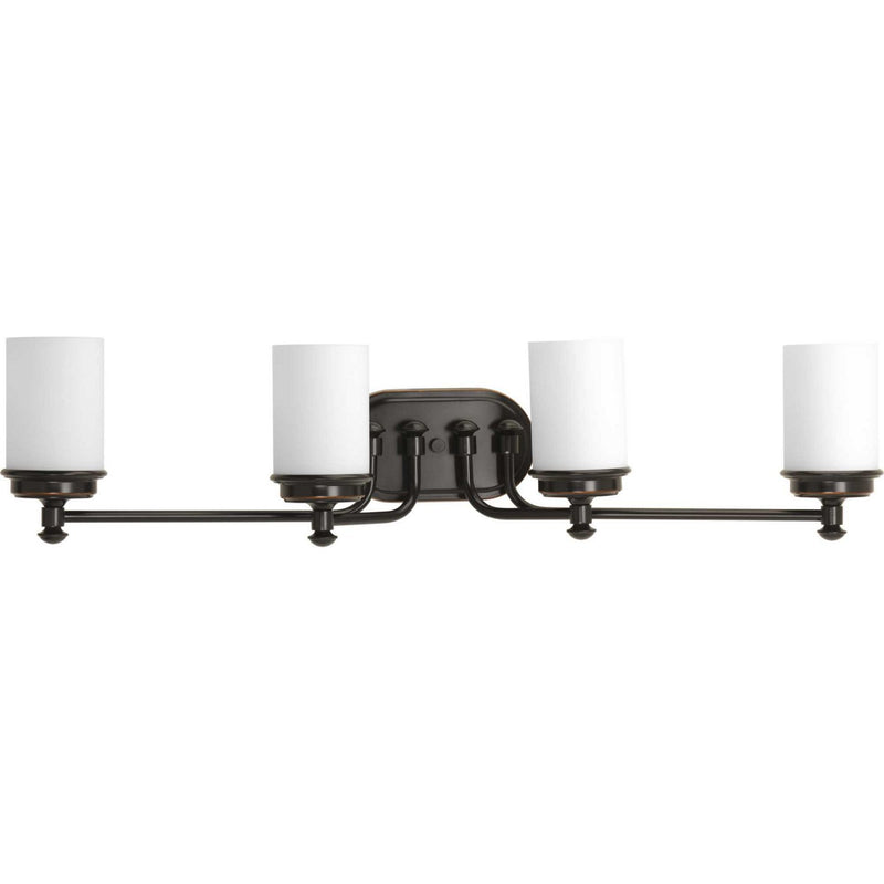 Glide 4-Light Bath Vanity Light in Rubbed Bronze