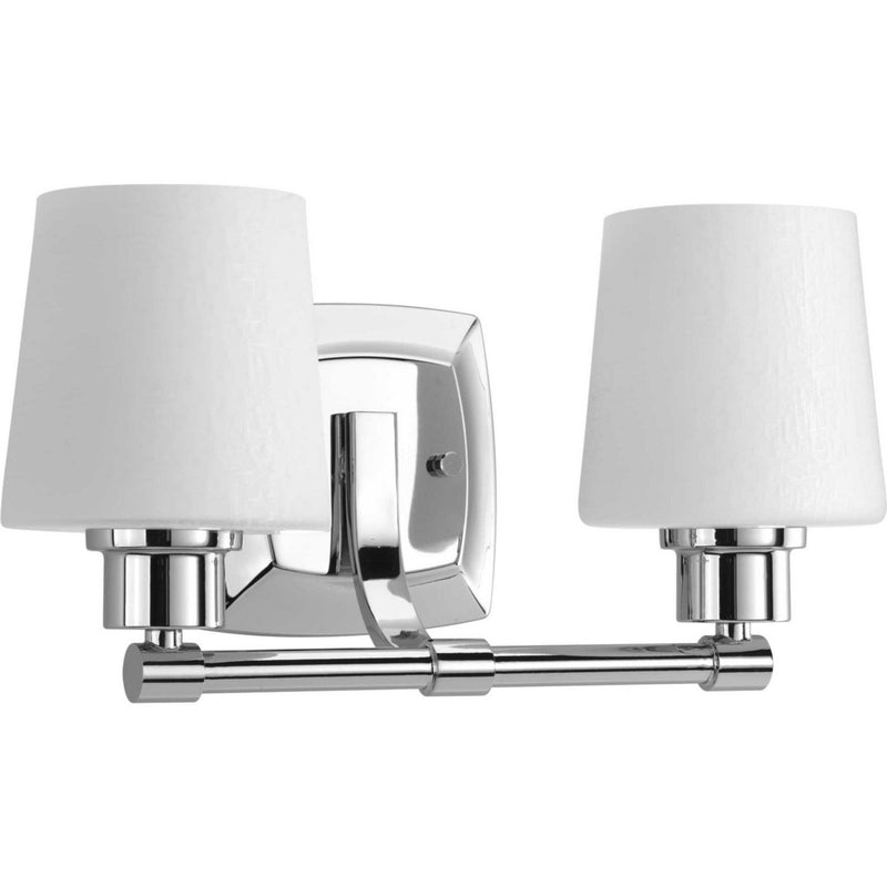 Glance 2-Light Bath Vanity Light in Polished Chrome