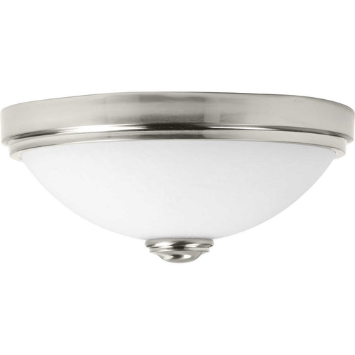 Led Linen LED Flush Mount in Brushed Nickel