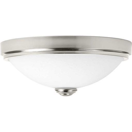 Led Linen LED Flush Mount in Brushed Nickel