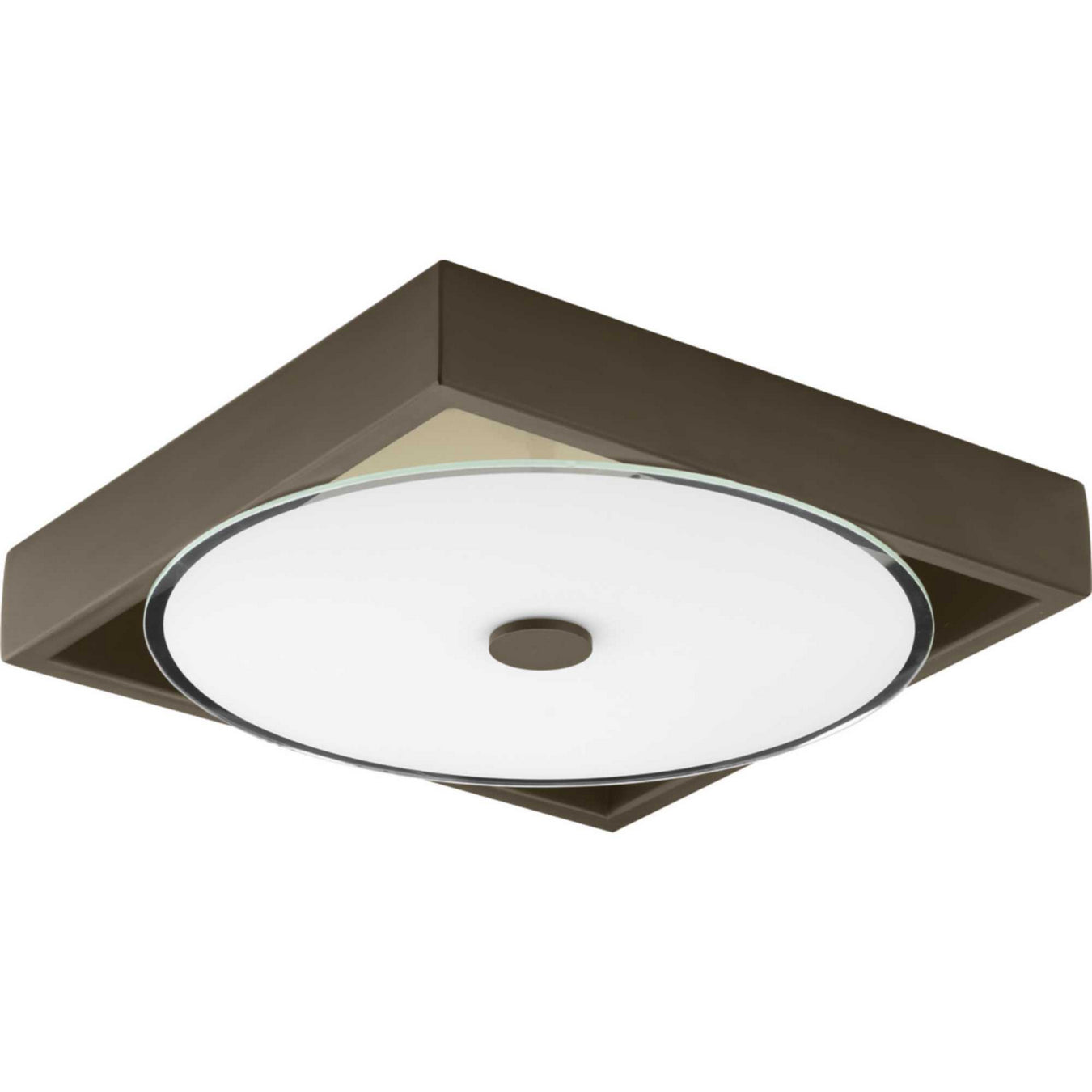 Frame 1-Light 12" LED Flush Mount/Wall Sconce in Architectural Bronze