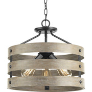 Gulliver 3-Light Semi-Flush Mount in Graphite
