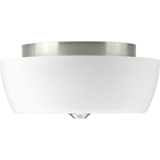 Leap Two Light Flush Mount in Brushed Nickel
