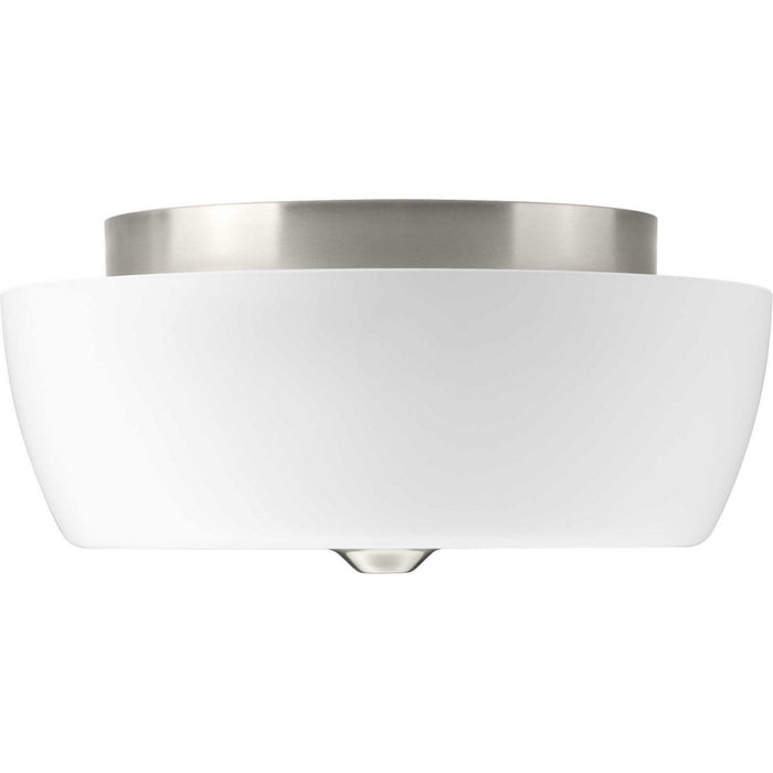 Leap Two Light Flush Mount in Brushed Nickel
