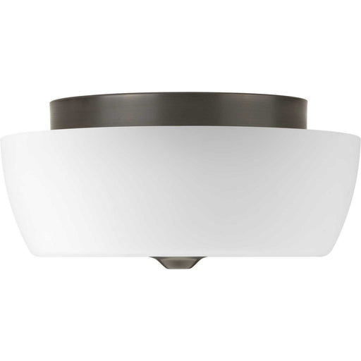 Leap Two Light Flush Mount in Antique Bronze