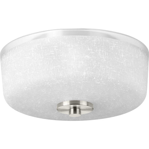 Alexa Two Light Flush Mount in Brushed Nickel