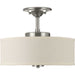 Inspire Led LED Semi-Flush Mount in Brushed Nickel