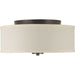 Inspire Led LED Flush Mount in Antique Bronze