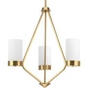 Elevate 3-Light Chandelier in Brushed Bronze