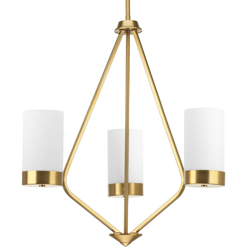 Elevate 3-Light Chandelier in Brushed Bronze