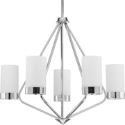 Elevate 5-Light Chandelier in Polished Chrome