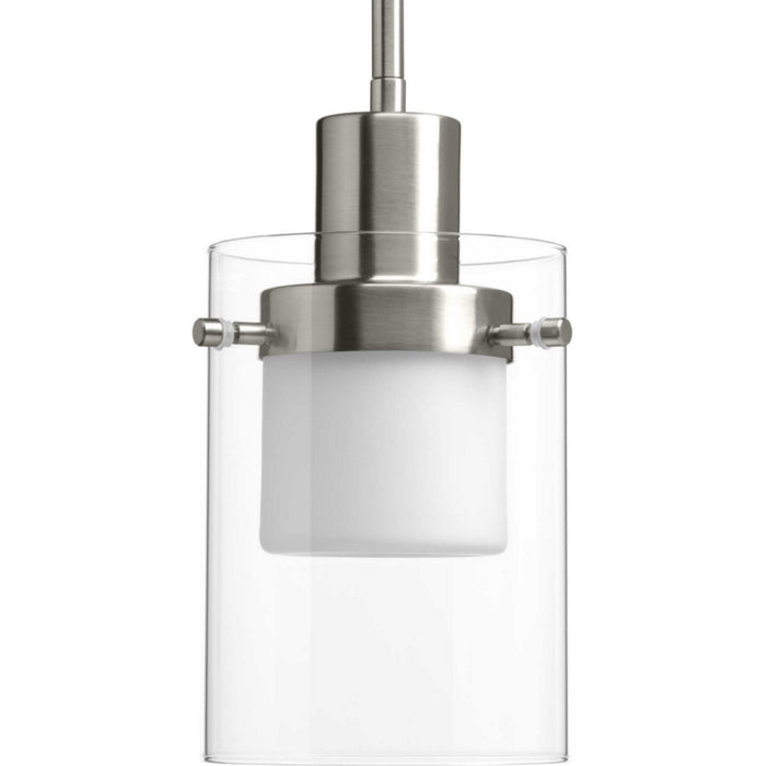 Moderna Led LED Mini Pendant in Brushed Nickel