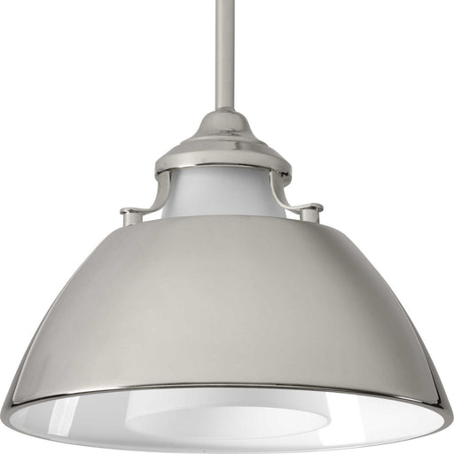 Carbon One Light Pendant in Polished Nickel