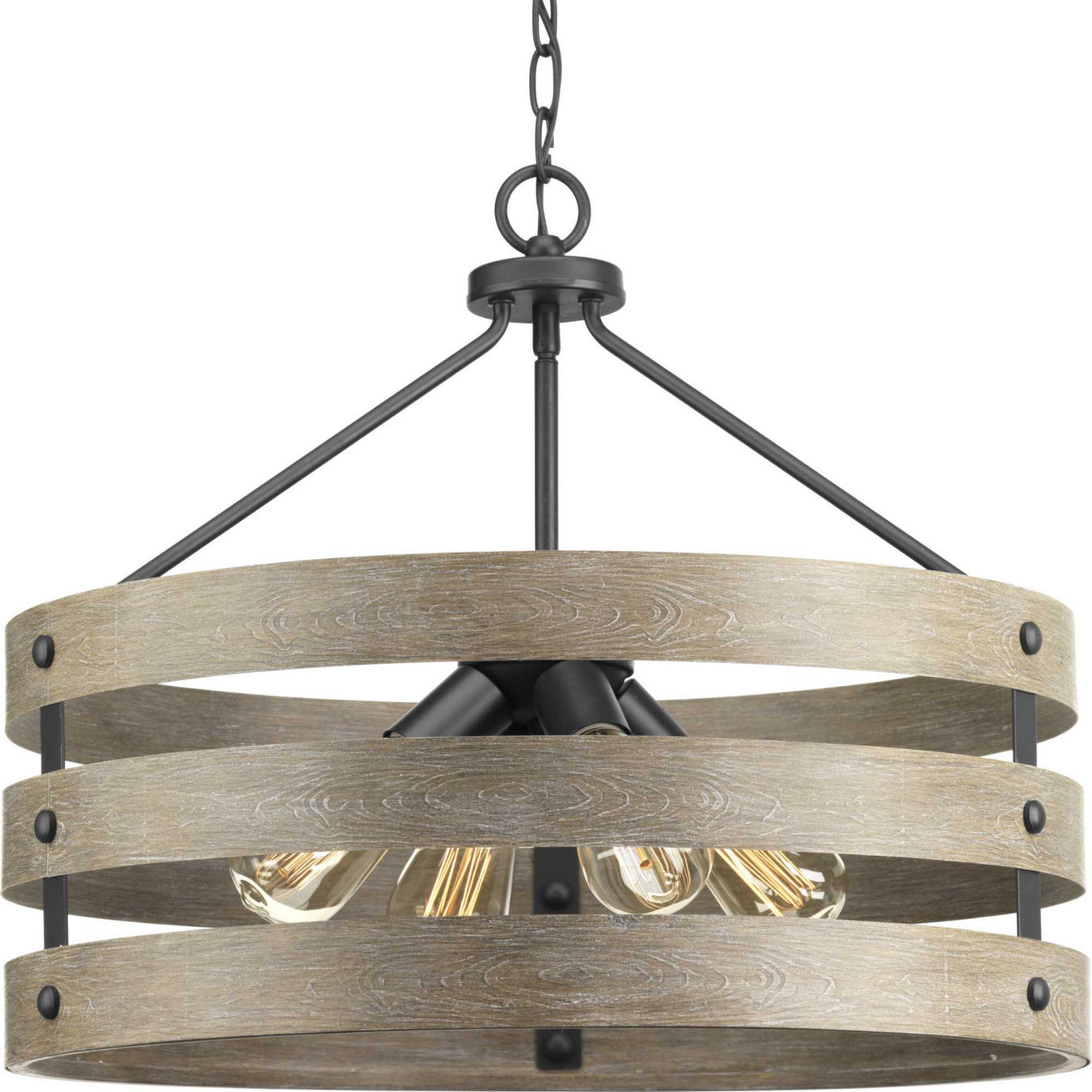 Gulliver Four Light Pendant in Graphite