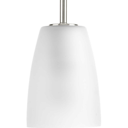 Leap One Light Mini Pendant in Brushed Nickel