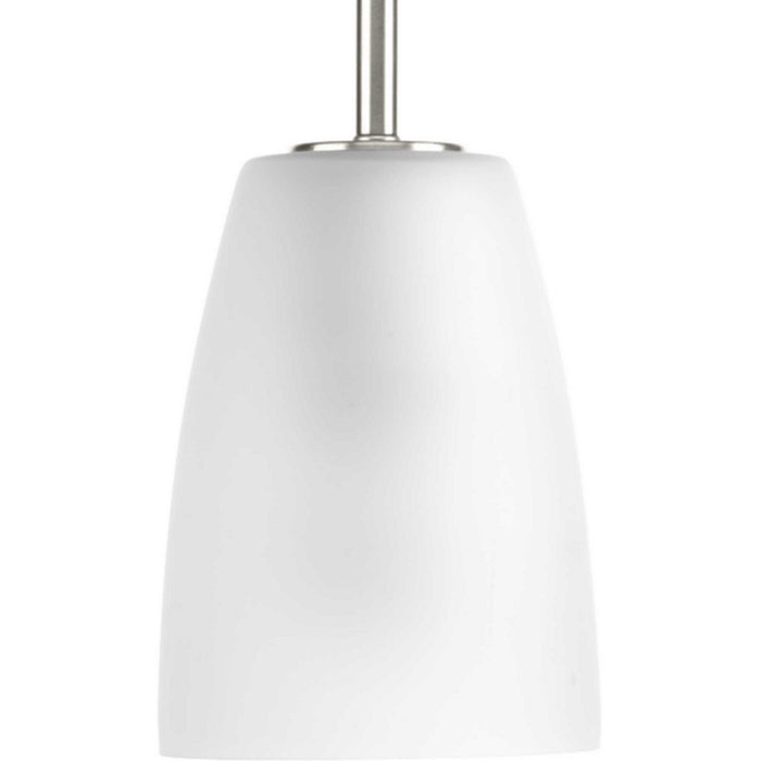 Leap One Light Mini Pendant in Brushed Nickel