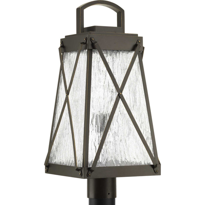Creighton One Light Post Lantern in Antique Bronze