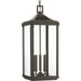 Gibbes Street Three Light Hanging Lantern in Antique Bronze