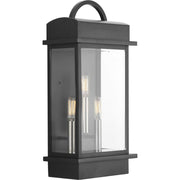 Santee 3-Light Outdoor Wall Lantern in Black