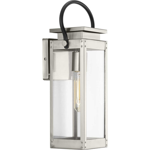Union Square Small Outdoor Wall Lantern in Stainless Steel