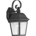 Kiawah One Light Wall Lantern in Black