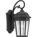 Verdae One Light Wall Lantern in Black