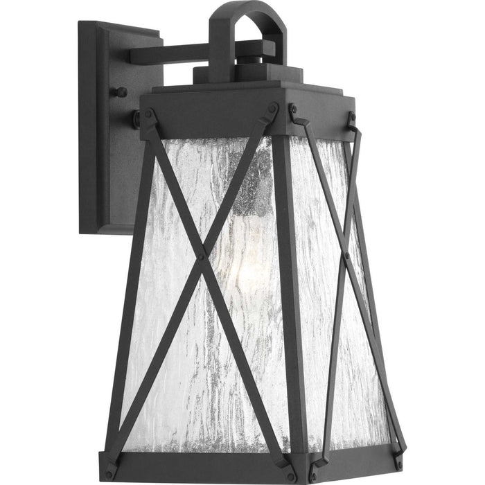 Creighton One Light Wall Lantern in Black