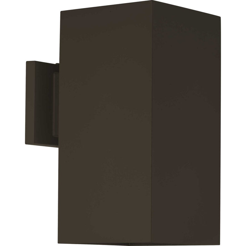 Square Outdoor Wall Sconce in Antique Bronze