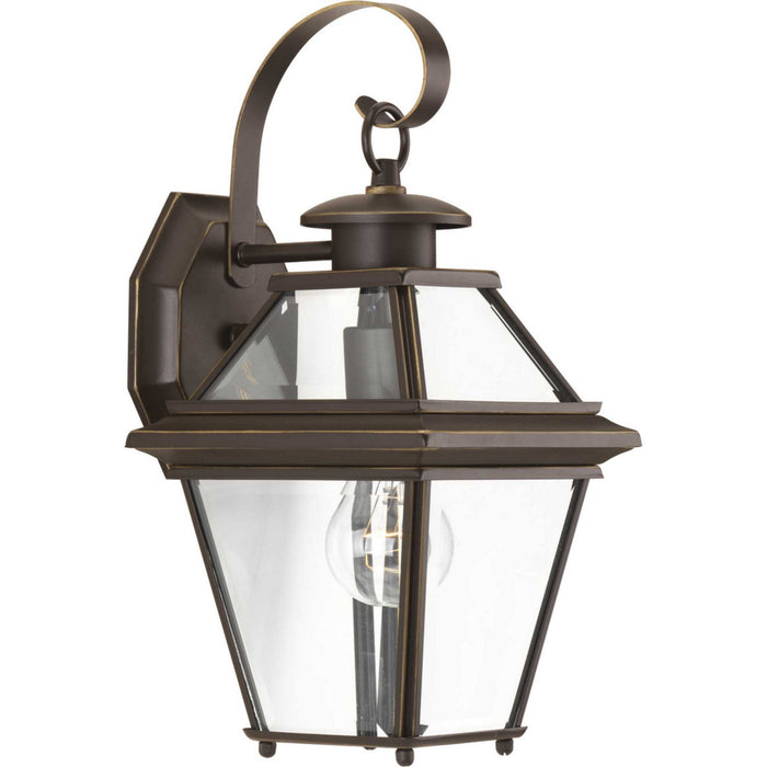 Burlington One Light Wall Lantern in Antique Bronze