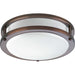 Led Linear LED Flush Mount in Urban Bronze
