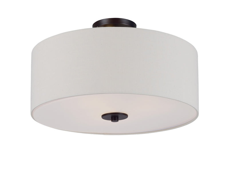 Bongo 3-Light Pendant / Semi-Flush Mount in Oil Rubbed Bronze - Lamps Expo